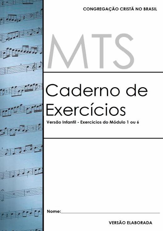 Capa: Caderno de Exercícios
