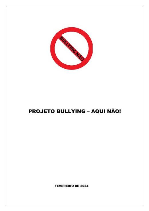 Capa do material nº 069: Fund. I – Projeto Bullying na Escola