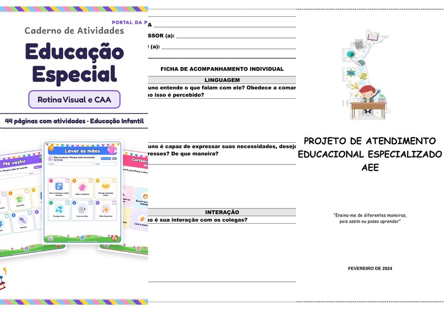 Capa: Kit Inclusão e AEE